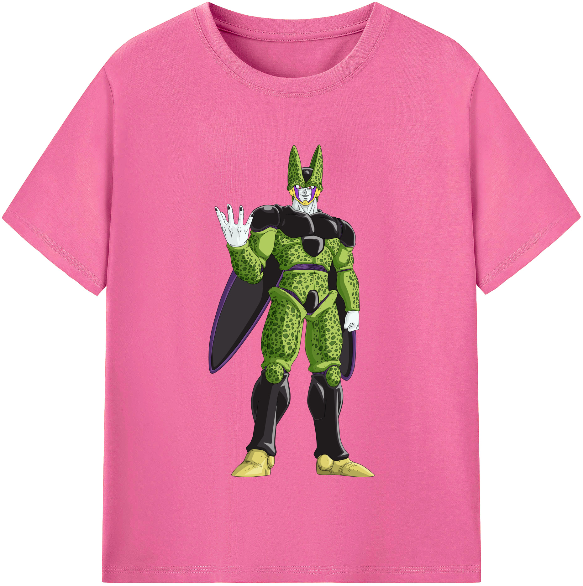 （画像用） ドラゴンボール セル DRAGON BALL Cell レディースカジュアルプリントTシャツ（綿100％）